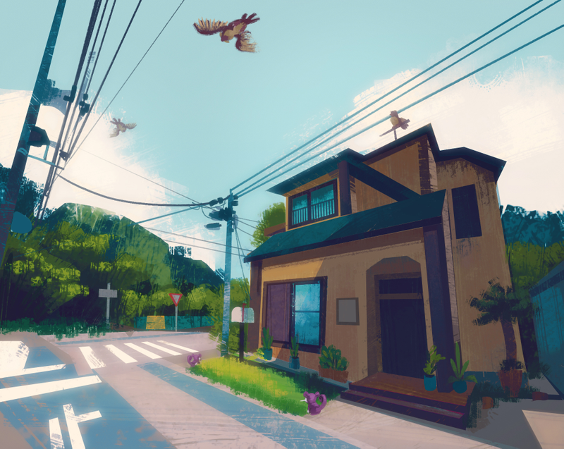 Illustration for article titled Beautiful Paintings Of Pokemon's Kanto Region